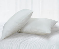 Royale Linens Waterproof Pillow protector 2 Pack - Pillow Encasement - 100% Microfiber - Zippered Closure - Pillow Case - Smooth & Breathable (Pack Of 2, White)