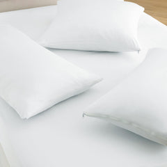 Royale Linens Waterproof Pillow protector 2 Pack - Pillow Encasement - 100% Microfiber - Zippered Closure - Pillow Case - Smooth & Breathable (Pack Of 2, White)