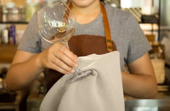 ROYALE LINENS Flour Sack Dish Towels - Kitchen Towel - Super Absorbent Flour Sack -100% Ring Spun Cotton -Tea Towels - for Embroidery, Cloth Diapers, Cheese Strainers (Natural - 28" X 28")