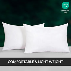 ROYALE LINENS Throw Pillow Insert - Square Pillow - Bed & Couch Pillow - Sofa Pillow Insert - Decorative Pillow Insert - Inner Cushion - Pillow & Shams Stuffer White 1 Pack Pillow Insert