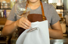 ROYALE LINENS Flour Sack Dish Towels - Kitchen Towel - Super Absorbent Flour Sack -100% Ring Spun Cotton -Tea Towels - for Embroidery, Cloth Diapers, Cheese Strainers (White - 28" X 28")