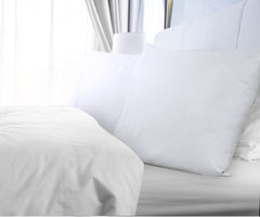 Royale Linens White Cotton Pillowcase Set - Bed Pillow Cover - 100% Cotton- Bulk Pillow Cases - Soft & Cozy- Envelope Closure-Hotel Quality Pillow Case Pack of 12 (, White)