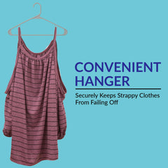 ROYALE Plastic Hangers - Grey Plastic Hangers - Clothes Hanger With Hooks – Heavy Duty Space Saving Coat Hangers Ideal For Everyday Use For Tops, Skirt, Dress, Shirts, Pants ( Grey)