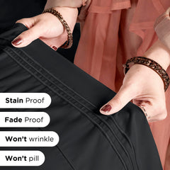 ROYALE LINENS - 4 Piece Bed Sheet - Soft Brushed Microfiber 1800 Bedding Set - 1 Fitted Sheet, 1 Flat Sheet, 2 Pillow case - Wrinkle & Fade Resistant Luxury Sheet Set (Black)