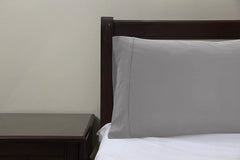 ROYALE LINENS Grey Pillowcase Set of 12 -  Bed Pillow Cover - 1800 Brushed Microfiber - Wrinkle & Fade Resistant - Bulk Pillow Cases - Hotel Quality Pillow Case 12 Pack (Grey)