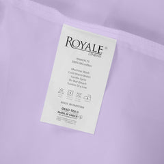 Royale Linen 2 Pack Bulk Flat Sheet - Top Sheet - Soft 1800 Microfiber - Wrinkle & Stain Resistant - for Hotel, Massage Table, Hospital, Dorm - Flat Sheet Sold Separately (Lavender)