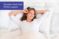 ROYALE LINENS Pillows Size Set of 2 - Bed Pillows for Sleeping - Cooling Pillow for Back, Stomach or Side Sleepers - Down Alternative Pillows - Soft Hotel Quality ( Pack of 2)