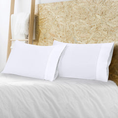 Royale Linens White Pillowcase Set of 12 - Bed Pillow Cover - 1800 Brushed Microfiber - Wrinkle & Fade Resistant - Bulk Pillow Cases - Hotel Quality Pillow Case 12 Pack (White)