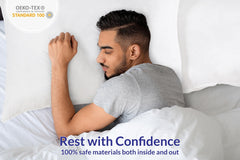 ROYALE LINENS Pillows Size Set of 2 - Bed Pillows for Sleeping - Cooling Pillow for Back, Stomach or Side Sleepers - Down Alternative Pillows - Soft Hotel Quality ( Pack of 2)