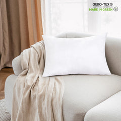 ROYALE LINENS Throw Pillow Insert - Square Pillow - Bed & Couch Pillow - Sofa Pillow Insert - Decorative Pillow Insert - Inner Cushion - Pillow & Shams Stuffer White 1 Pack Pillow Insert