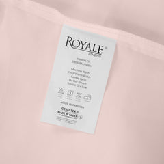 ROYALE LINENS Flat Sheet Only - Brushed 1800 Microfiber - Ultra Soft & Breathable - Wrinkle & Stain Resistant - Hotel Quality Flat Sheet Sold Separately - Top Sheet for Bed - Pink