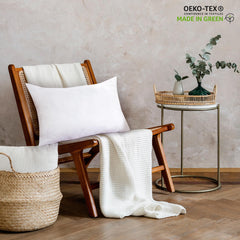 ROYALE LINENS Throw Pillow Insert - Square Pillow - Bed & Couch Pillow - Sofa Pillow Insert - Decorative Pillow Insert - Inner Cushion - Pillow & Shams Stuffer White 1 Pack Pillow Insert