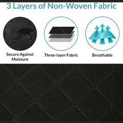 Royale Large Capacity Clothes Storage Bag Organizer with Strong Handle- 90L Fabric Bag - Zipper Closure - Storage Container for Organizing Bedroom, Closet, Clothing, Comforter with Clear Window