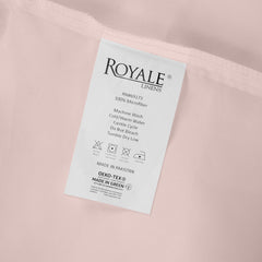 Royale Linens Pillowcase Set of 2 - Bed Pillow Cover - Pink Pillowcases - 1800 Brushed Microfiber, Wrinkle & Fade Resistant - Soft & Cozy- Pillow Case ( Pink)