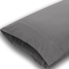 ROYALE LINENS Grey Pillowcase Set of 12 -  Bed Pillow Cover - 1800 Brushed Microfiber - Wrinkle & Fade Resistant - Bulk Pillow Cases - Hotel Quality Pillow Case 12 Pack (Grey)