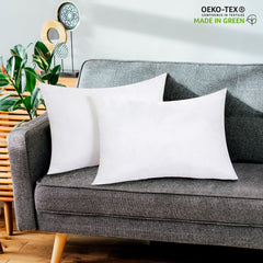 ROYALE LINENS Throw Pillow Insert - Square Pillow - Bed & Couch Pillow - Sofa Pillow Insert - Decorative Pillow Insert - Inner Cushion - Pillow & Shams Stuffer White 1 Pack Pillow Insert