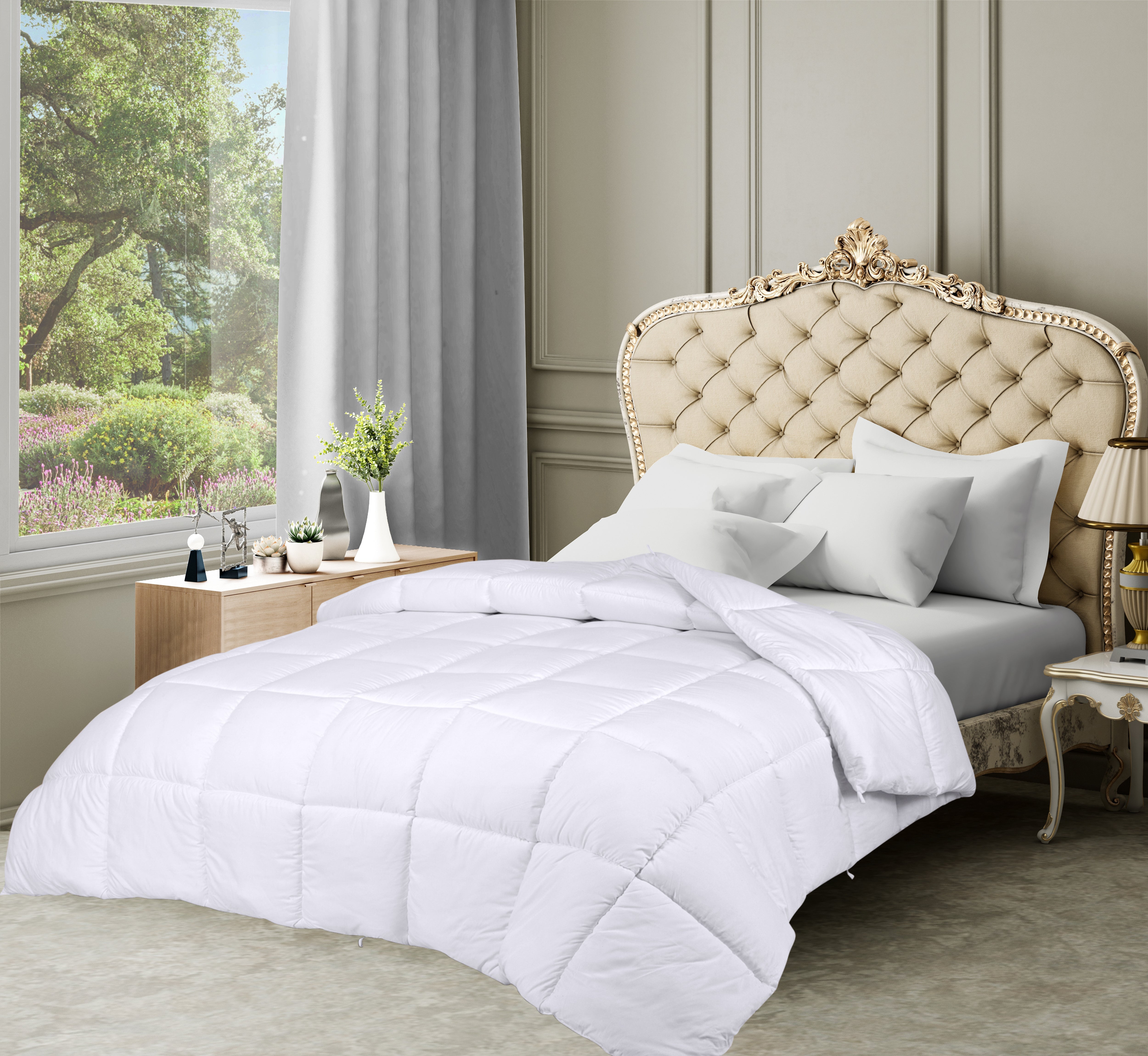 comforter black grey queen charcoal blue chocolate microfiber California white warm green navy beige silver lightweight washable winter breathable cozy wrinkle durable duvet down all season quilted polyester hotel bed insert soft prime college Christmas.