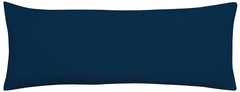 Royale Linens Body Pillow Cover - Double Brushed 1800 Microfiber - 20"x54" with Hidden Zipper Closure - Wrinkle & Fade Resistant - Super Soft Body Pillowcase 2 Pack (Navy, Pack of 2)