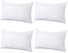 ROYALE LINENS Throw Pillow Insert - Square Pillow - Bed & Couch Pillow - Sofa Pillow Insert - Decorative Pillow Insert - Inner Cushion - Pillow & Shams Stuffer White 1 Pack 12 x 12 Inch Pillow Insert