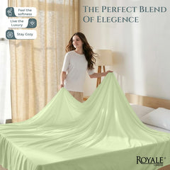 400TC cotton flat Florentine Sage