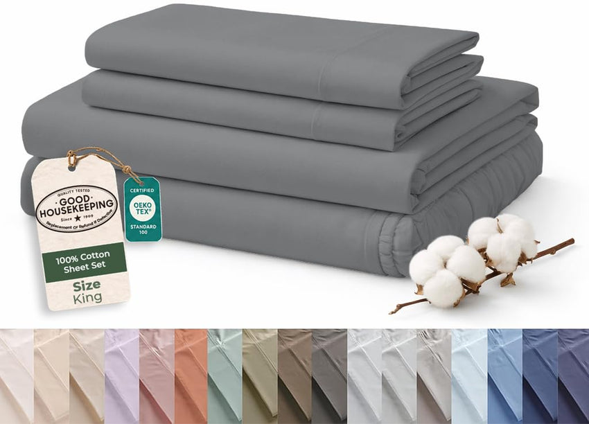 Royale Linens 144 thread Count 100% Cotton Sheet Set