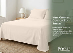 144TC cotton flat sheet Sand
