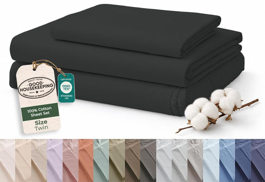 Royale Linens 144 thread Count 100% Cotton Sheet Set