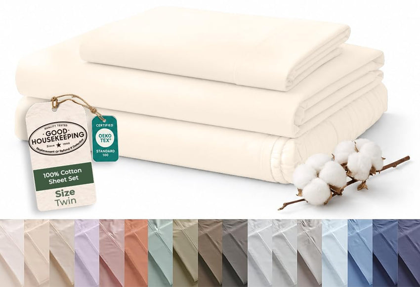Royale Linens 144 thread Count 100% Cotton Sheet Set