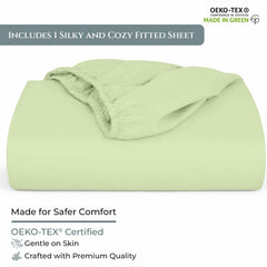 400TC cotton fitted Twin