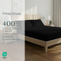 400TC cotton fitted Twin
