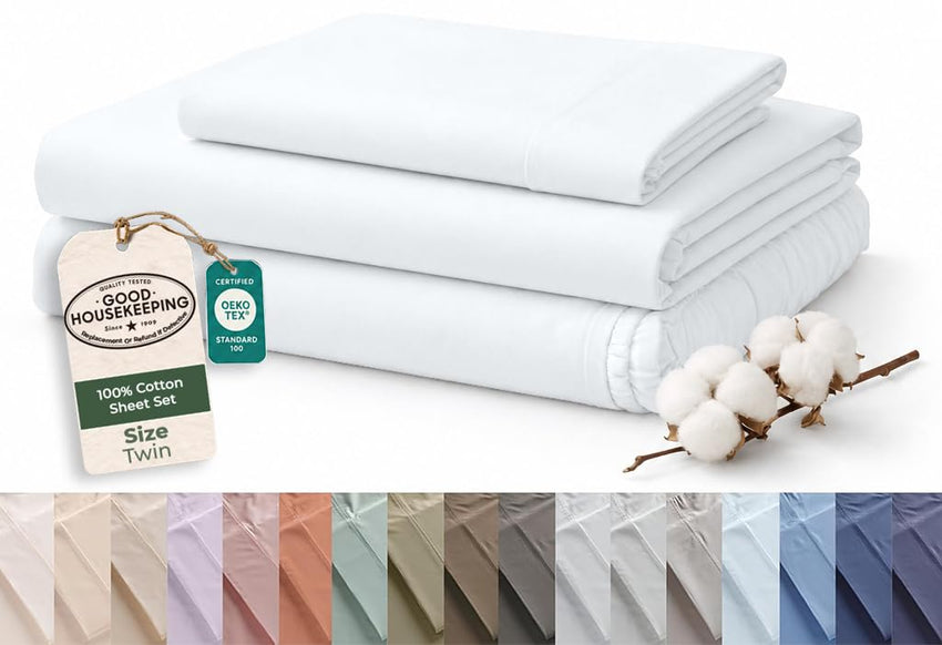 Royale Linens 144 thread Count 100% Cotton Sheet Set