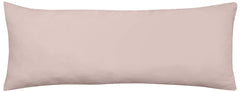 Royale Linens Body Pillow Cover - Double Brushed 1800 Microfiber - 20"x54" with Hidden Zipper Closure - Wrinkle & Fade Resistant - Super Soft Body Pillowcase 2 Pack (Pink, Pack of 2)