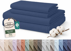 Royale Linens 144 thread Count 100% Cotton Sheet Set