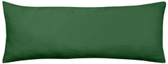 Royale Linens Body Pillow Cover - Double Brushed 1800 Microfiber - 20"x54" with Hidden Zipper Closure - Wrinkle & Fade Resistant - Super Soft Body Pillowcase 2 Pack (Hunter Green, Pack of 2)