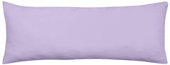 Royale Linens Body Pillow Cover - Double Brushed 1800 Microfiber - 20"x54" with Hidden Zipper Closure - Wrinkle & Fade Resistant - Super Soft Body Pillowcase 2 Pack (Lavender, Pack of 2)