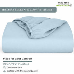 400TC cotton fitted Twin