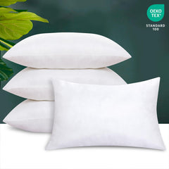 ROYALE LINENS Throw Pillow Insert - Square Pillow - Bed & Couch Pillow - Sofa Pillow Insert - Decorative Pillow Insert - Inner Cushion - Pillow & Shams Stuffer White 1 Pack 12 x 12 Inch Pillow Insert