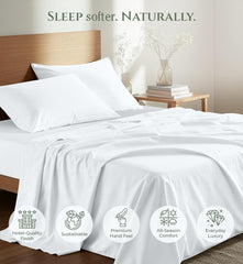 144TC cotton flat sheet White