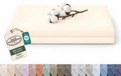 144TC cotton flat sheet Cream
