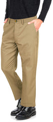 Royale Linens Men's Classic-Fit Wrinkle Free Flat Front Chino Pant Available in Big & Tall - Premium Casual Pants - Regular Straight Pants