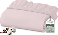 organic cotton fitted sheet 200 thread count percale weave