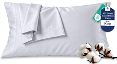 400TC cotton pillow Silver
