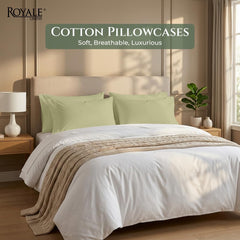 144TC cotton pillowcases Sage Green