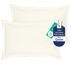 Ivory pillow shams image 12