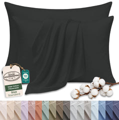 144TC cotton pillowcases Black