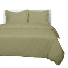 Button duvet cover Sage Green image 1
