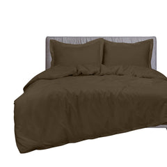 Button duvet cover Chocolate Brown image 10