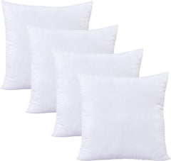 ROYALE LINENS Throw Pillow Insert - Square Pillow - Bed & Couch Pillow - Sofa Pillow Insert - Decorative Pillow Insert - Inner Cushion - Pillow & Shams Stuffer White 1 Pack 12 x 12 Inch Pillow Insert