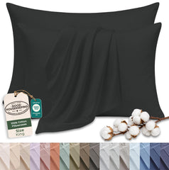 144TC cotton pillowcases Black