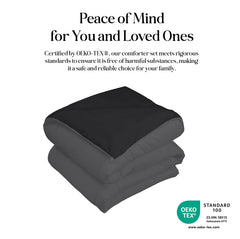 Royale comforter Black & Charcoal